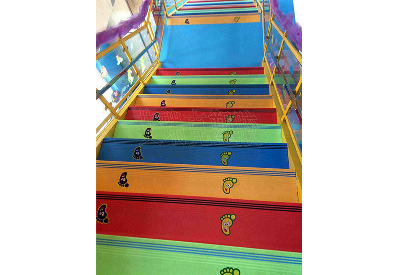 Coloured staircase